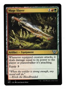 MAGE SLAYER | UNCOMMON | COMMANDER: KAMIGAWA NEON DYNASTY #140 | MTG 2022