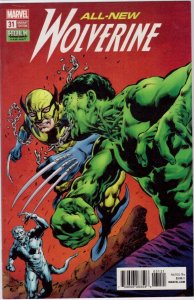 (2018) ALL NEW WOLVERINE #31 MIKE PERKINS HULK 181 HOMAGE VARIANT COVER