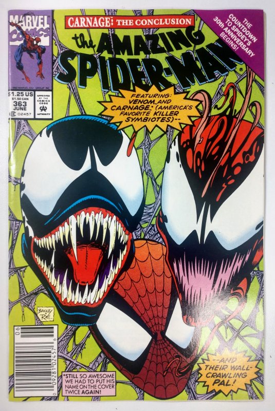 The Amazing Spider-Man #363 (7.0, 1992) NEWSSTAND
