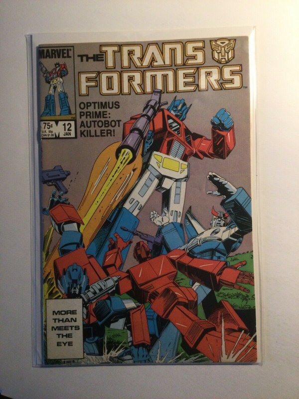 Transformers 12 Near mint nm Marvel 