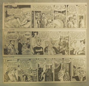 (313) Steve Canyon Dailies by Milton Caniff  from 1962 Complete Year !