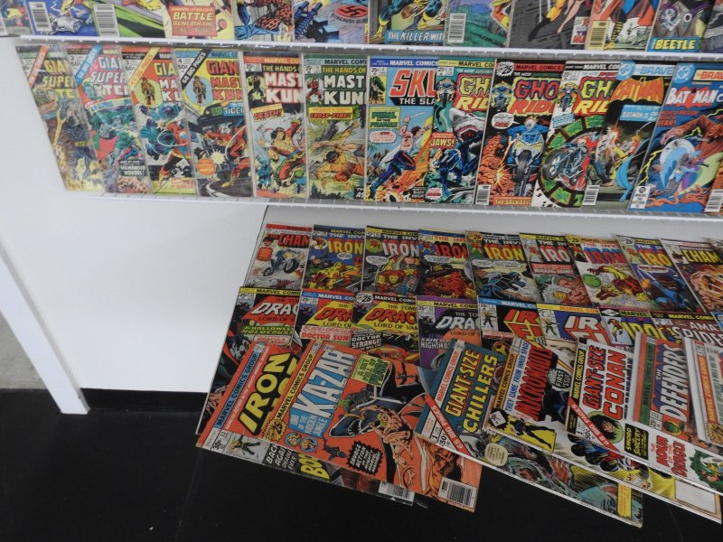 Huge Lot 170+ Silver/Bronze Comics W/ Hulk, Daredevil, Iron Man, +More! See desc