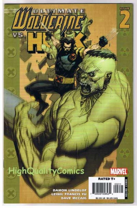 ULTIMATE WOLVERINE vs HULK #1 2 3 4 5 6, NM-, Claws vs Brawn, 2006, 1-6 set