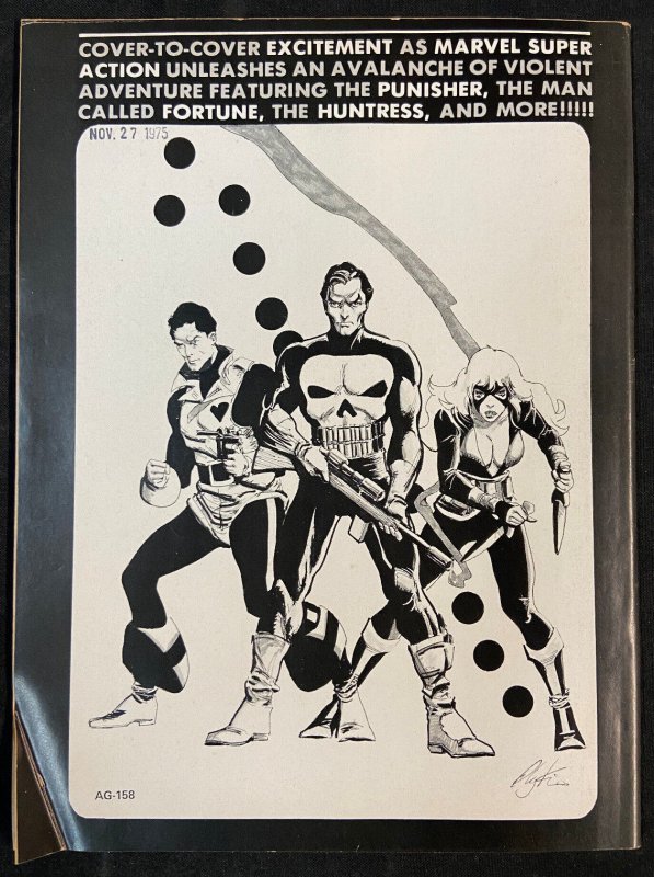 1976 MARVEL SUPER ACTION #1 THE PUNISHER FN EARLY PUNISHER APPEARANCE