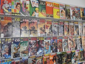 Huge Lot 100 Magazines W/ Vampirella, Conan, Mad, Howard the Duck Avg FN Cond