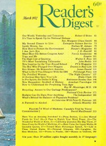 Reader's Digest, The #599 FN ; R.D. | March 1972 Petrified Woman