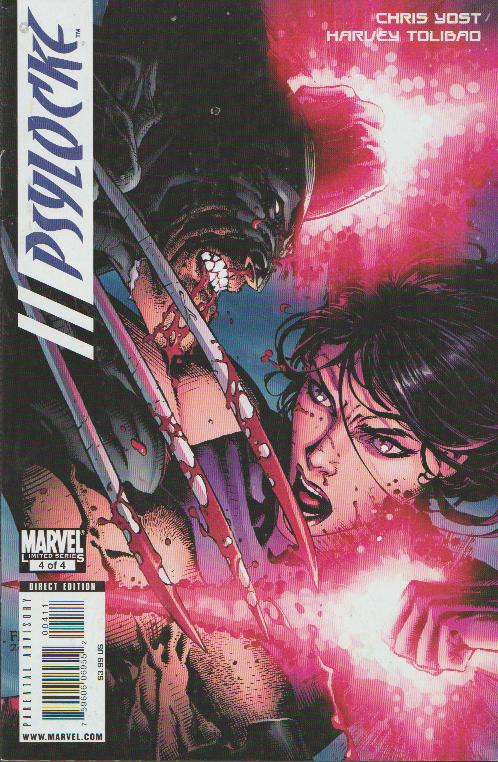 PSYLOCKE #4 of 4, LIMITED SERIES / WOLVERINE COVER - , MARVEL - BAGGED & BOARDED