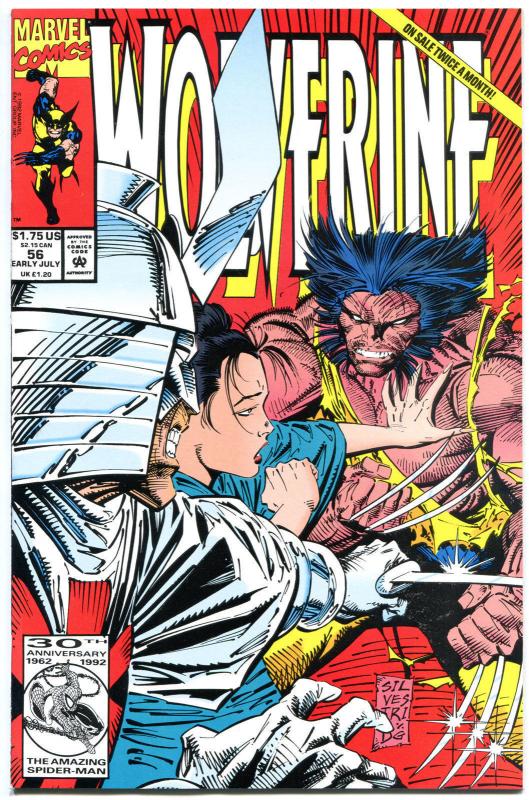 WOLVERINE #56, Silvestri, 1988,  Gambit, Jubilee, NM/M