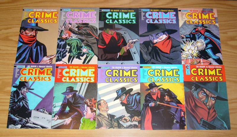 Crime Classics #1-13 VF/NM complete series - the shadow complete and uncut - set