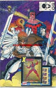 X-Force #1 (1991) Polybag Sealed w/Deadpool Card NM 9.4 Comic Book