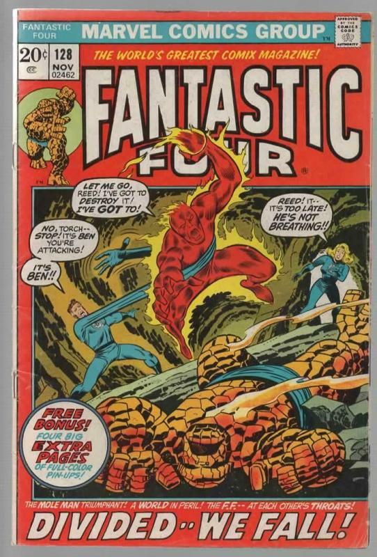 FANTASTIC FOUR 128 VG-F Nov. 1972