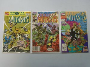 New Mutants lot 67 different #1-100 avg 8.0 VF (1983-91 1st Series)