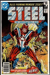Steel, the Indestructible Man #1 (1978) Steel [Key Issue]