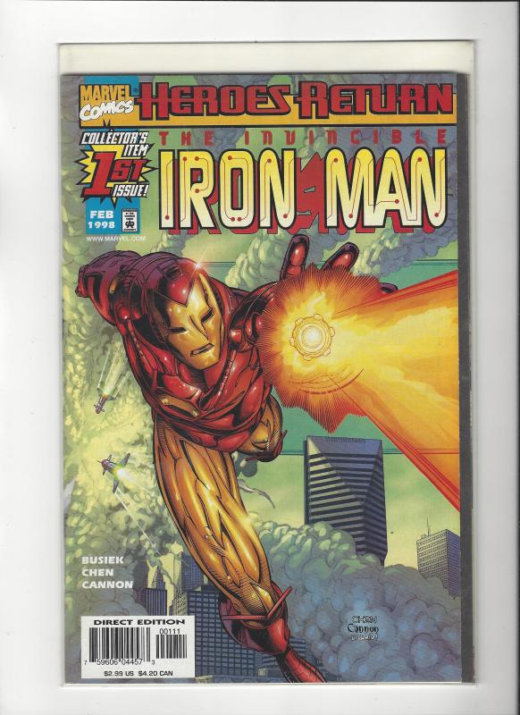 Ironman Vol 3 #1 Heroes Return Avengers NM+