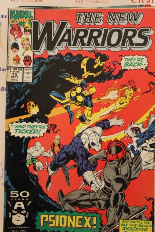 New Warriors 15 VG/FN