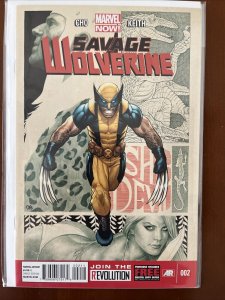 Savage Wolverine Lot #1 To 5. (Marvel Comics 2014). Cho. All 9.2 Or Higher.