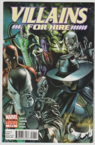 Villains For Hire #1 (Feb 2012, Marvel), VG condition (4.0), Misty Knight app.