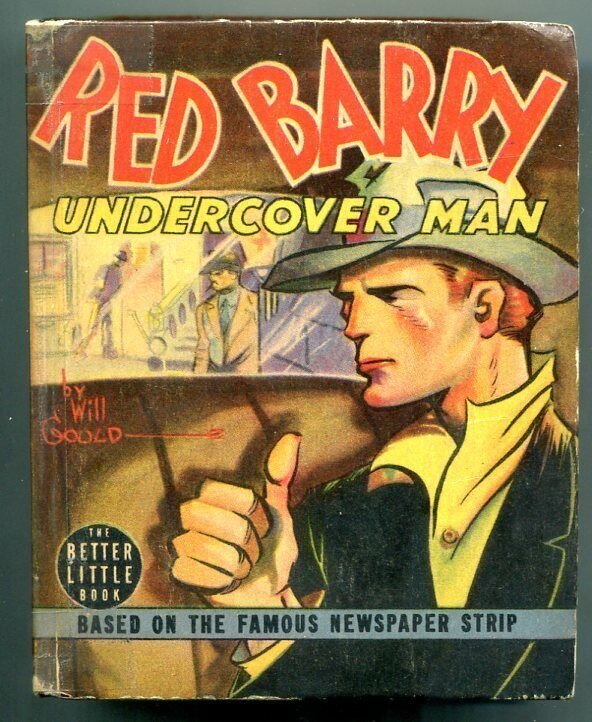 Red Barry Undercover Man Big Little Book #1426 VG