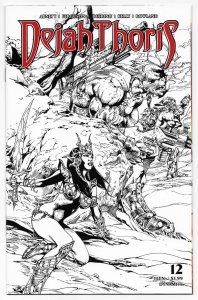 Dejah Thoris #12 Castro 1:7 B&W FOC Variant (Dynamite, 2021) NM