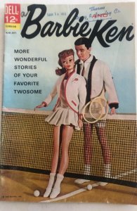 Barbie and Ken #4 (1963)cover stamped, spine flat,only vintage photo cvr on site