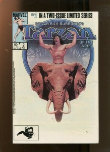 TARZAN OF THE APES #2 (9.2) EDGAR RICE BURROUGHS! 1984