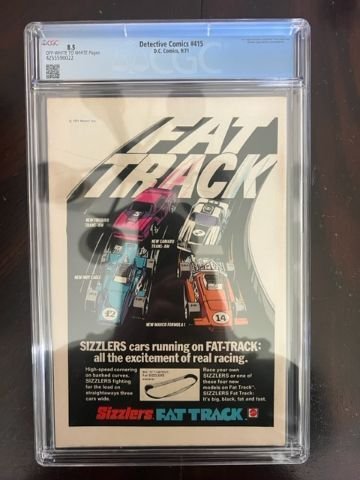 Detective Comics #415 (1971) - CGC 8.5 !