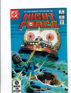 Lot of 7 Night Force DC Comic Books #1 2 3 4 5 6 7 WT18