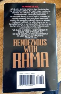 Rendezvous with Rama,Clarke, 1990 paperback