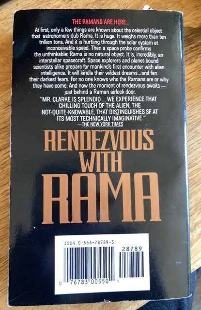 Rendezvous with Rama,Clarke, 1990 paperback