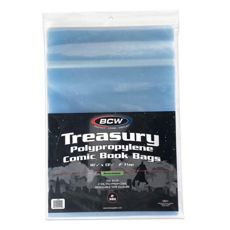 Resealable Treasury Bags 100 Bags per Pack