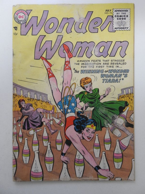 Wonder Woman #75 (1955) Solid GVG Condition!