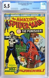 Amazing Spider-Man #129 CGC Graded 5.5