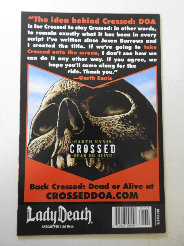 Lady Death: Apocalypse #1 Art Deco Variant (2015) NM- Condition!