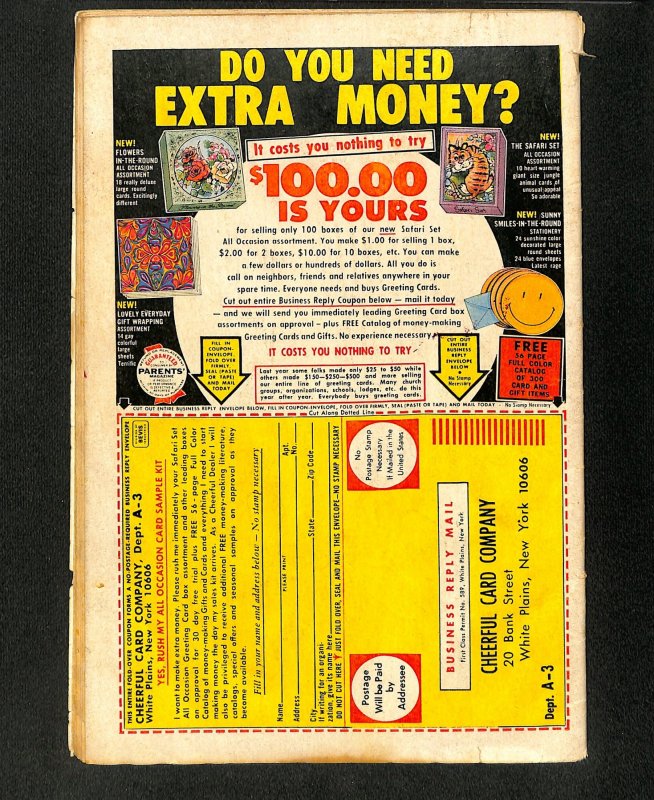 Amazing Spider-Man #107 Trapped By The Tentacles of Death!