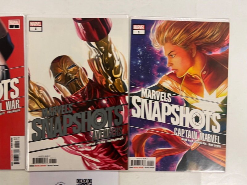 3 Marvels Snapshots Marvel Comic Books # 1 1 1 Hulk Spiderman Thor 37 JS65