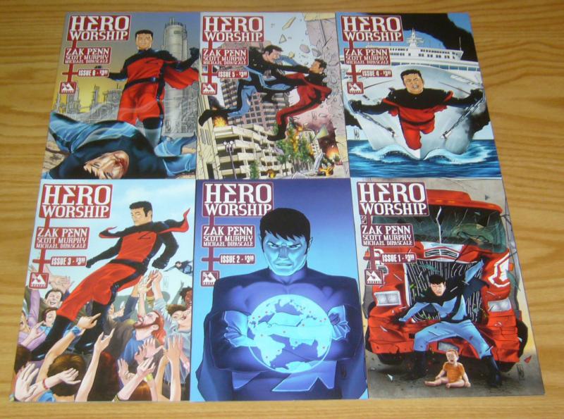 Hero Worship #1-6 VF/NM complete series - zak penn - avatar press comics set lot