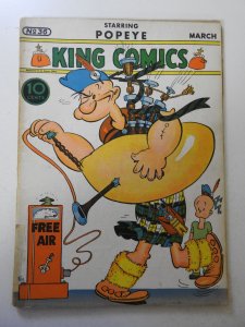 King Comics #36 (1939) PR Condition see desc