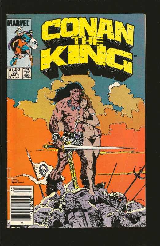 Marvel Comics Conan The King Vol 1 No 33 March 1986