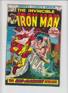 Iron Man #54 - 1973 - Marvel - Namor - 1st appearance of Moondragon - low grade 
