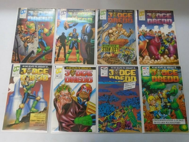 Judge Dredd Quality/Fleetway (1986) Lot 33 Different issues 8.0/VF