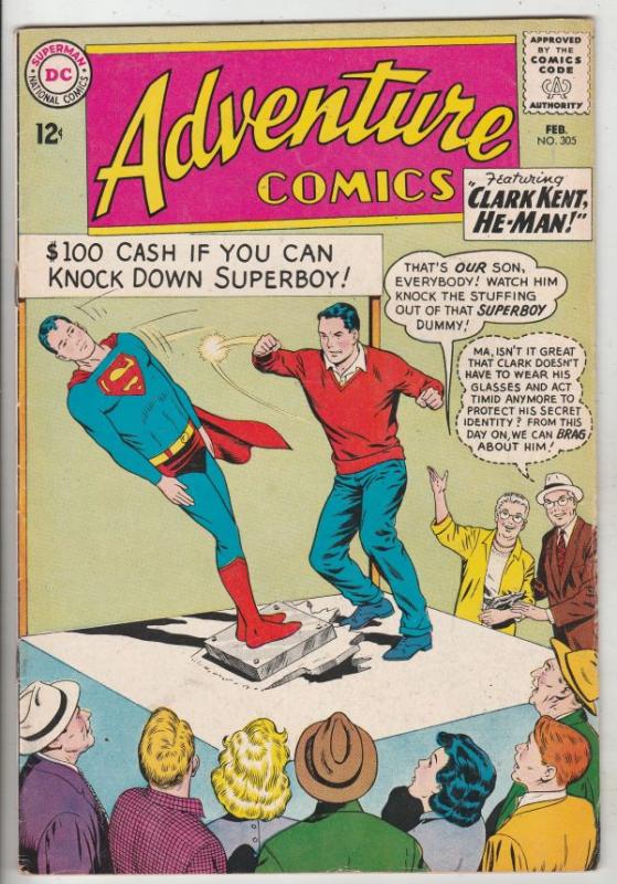 Adventure Comics #305 (Feb-63) VF+ High-Grade Legion of Super-Heroes