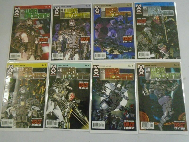 War Machine lot 2 sets 15 different issues 8.0 VF (2001+03) 