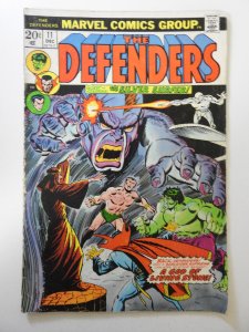 The Defenders #11 (1973) VG- Condition rust on staples