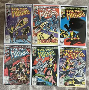 New Mutants #1,2,3,4,5,6 1983 Lot X-Men Chris Claremont