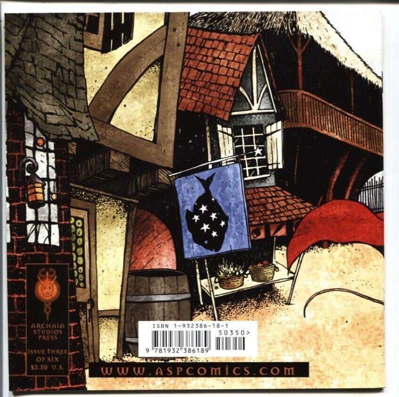 Mouse Guard #3 2006 RISE OF THE AXE-David Petersen NM-