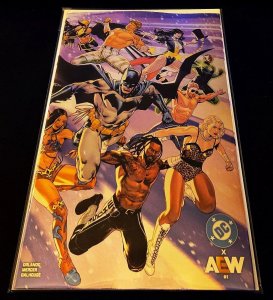 DC X AEW #1 Cvr E Meyer Wraparound Foil Variant (2026) NM