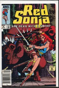 Red Sonja #8 Newsstand Edition (1985) Red Sonja