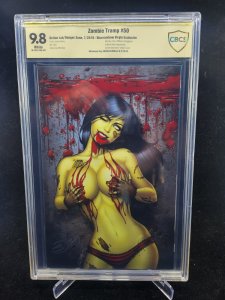 Zombie Tramp #50 - Signed Sorah Suhng/Bluerainbow Virgin Var - CBCS 9.8 - 2018