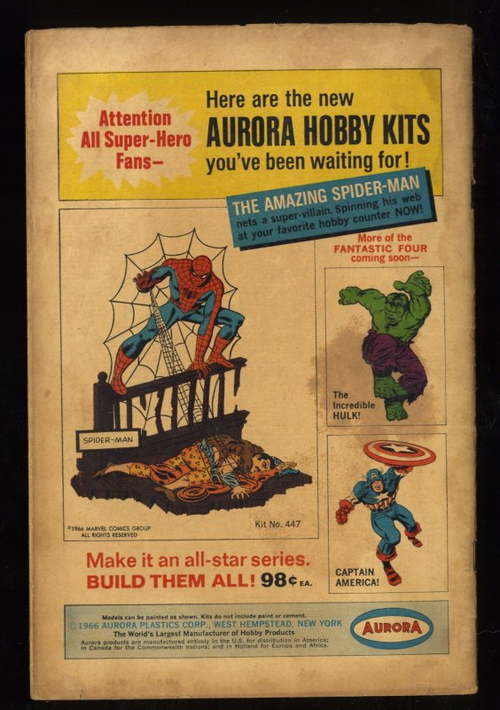 Amazing Spider-Man #44 VG- 3.5 2nd Lizard!