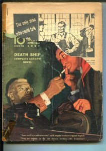 PULP:  Shadow #3 4/1939-Street & Smith-hard boiled hero-crime pulp-Maxwell Gr...